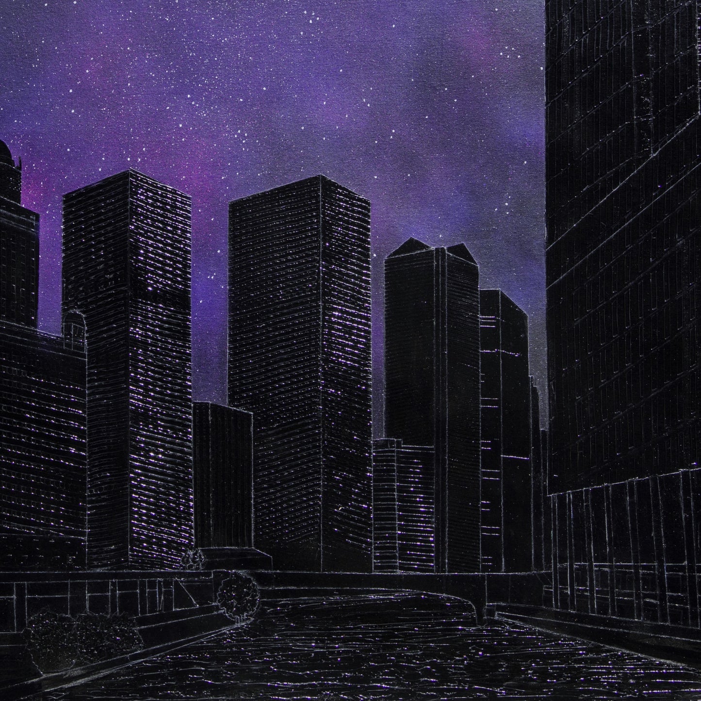 Chicago City Lights - Print