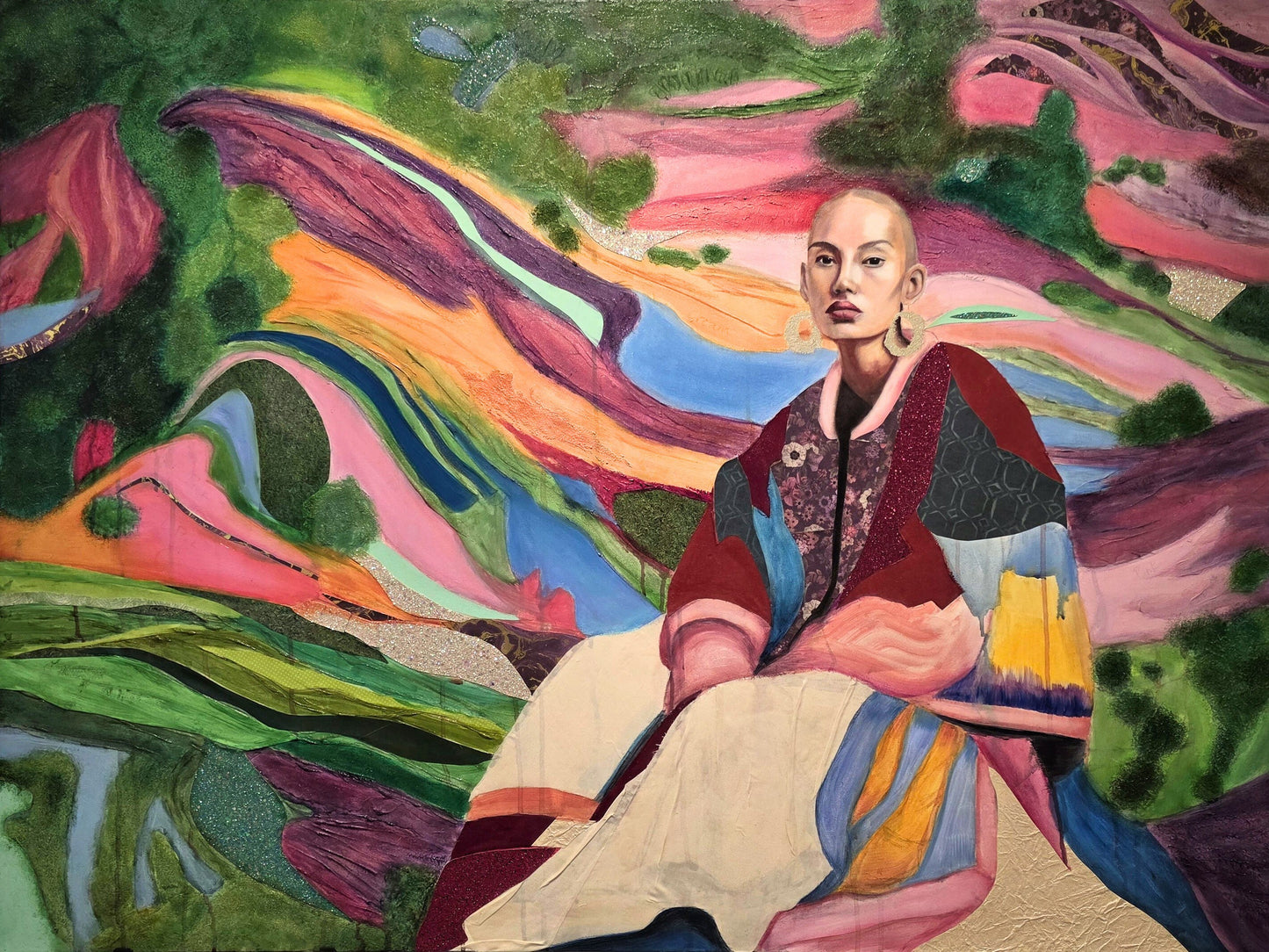 The World Through Her Eyes Jade DesHotel Fine Art