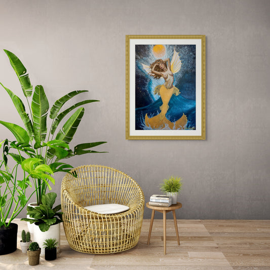And Then She Grew Wings - Print