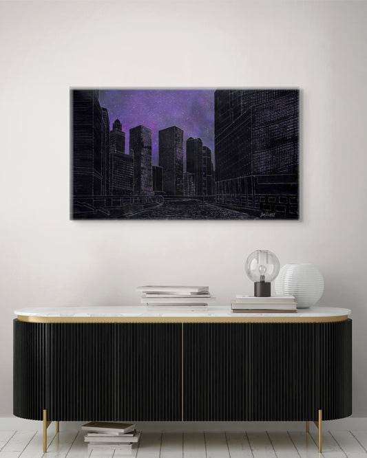 Chicago City Lights - Print